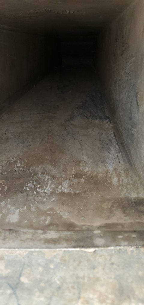 Parois intérieures d’un conduit