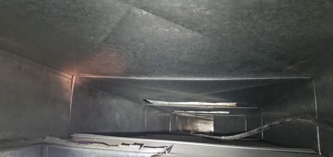 Vue du conduit après intervention