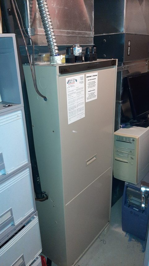 Fournaise et conduits de ventilation
