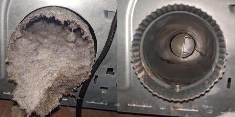 Ventilateur avant et après nettoyage