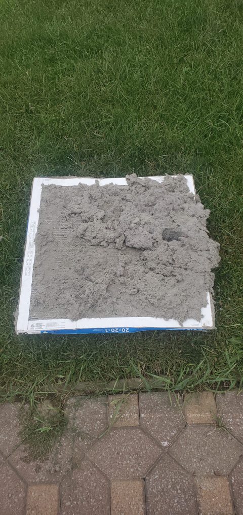 Filtre de ventilation à l’extérieur