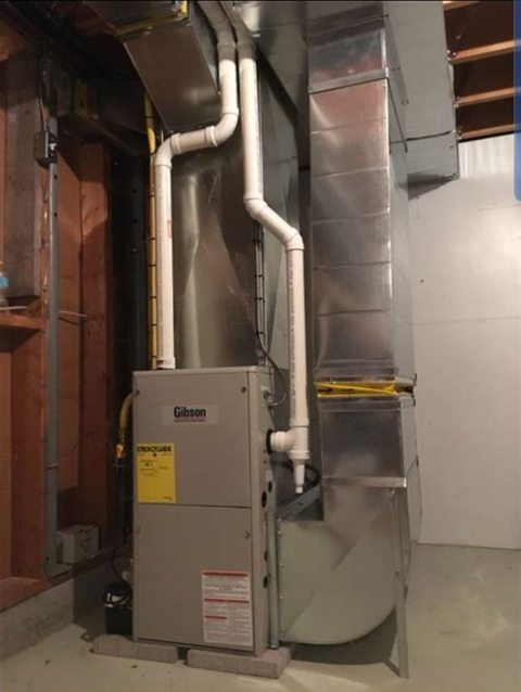 Installation de chauffage résidentielle et ses conduits